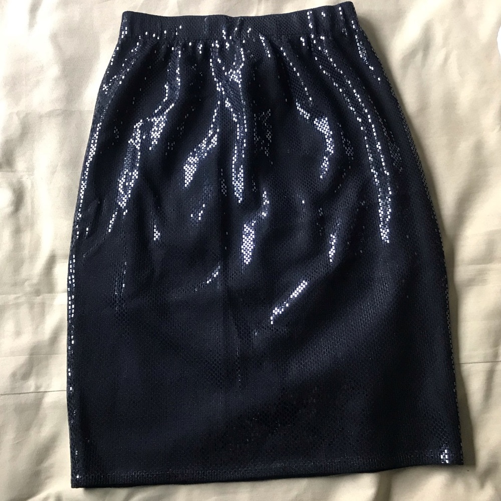 St. John Evening Sequin Skirt.